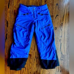 Marmot kids ski snow pants insulated waterproof blue S